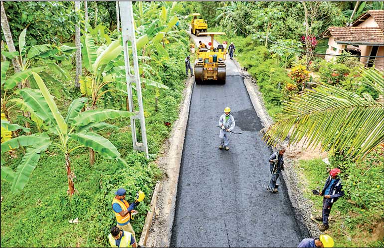 Road widening and shoulder improvements